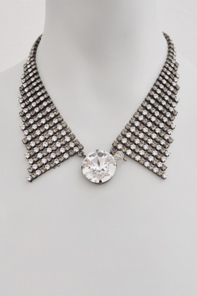 Silver collar necklace - Marina Fossati - Rent Drexcode - 1