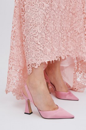 Pink satin pump - MSUP - Sale Drexcode - 1