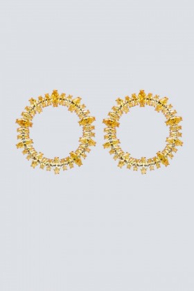 Long silver multi-pendent earrings - Nickho Rey - Rent Drexcode - 2