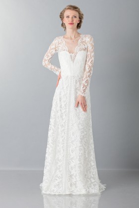 Lace wedding dress - Alberta Ferretti - Rent Drexcode - 1
