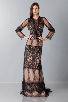 Long dress with lace patterns - Alberta Ferretti - Rent Drexcode - 1