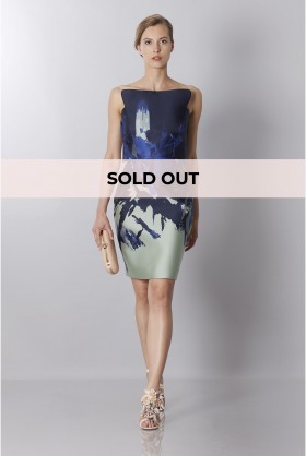 Asymmetrical bustier with floreal printing - Antonio Berardi - Sale Drexcode - 1