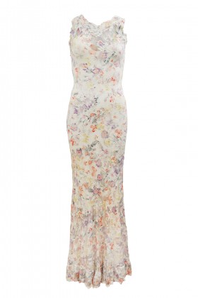 White floral dress - Olvi's - Sale Drexcode - 1
