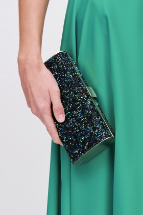 Clutch with blue multicolor swarovsk - Forever Unique - Rent Drexcode - 2