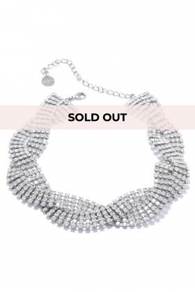 Crystal braid choker - Sereluz - Sale Drexcode - 1