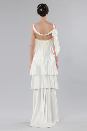 wedding dress with flounces - David Fielden - Rent Drexcode - 2