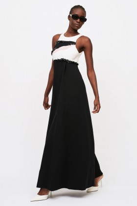 Embroidered crepe and organza dress - Giambattista Valli - Rent Drexcode - 2