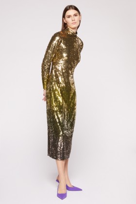 Gold sequin dress - Temperley London - Rent Drexcode - 1