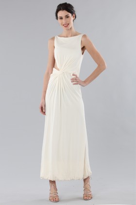 Long draped silk dress  - Vionnet - Rent Drexcode - 1