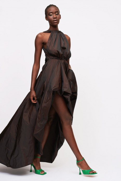 Draped dress