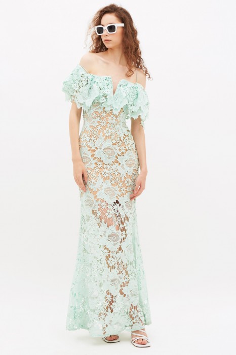 Forever unique white lace hot sale dress