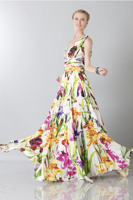 Abito fiori clearance