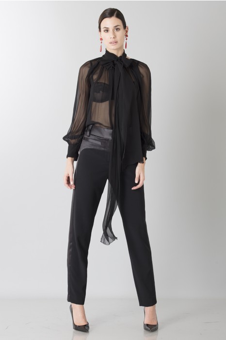 Abito Usato Blumarine Camicia nera in seta