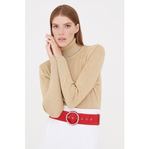Noleggio Abbigliamento Firmato - High-necked golden sweater - Doris S. - Drexcode -4