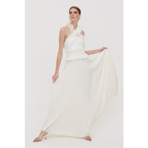 Noleggio Abbigliamento Firmato - Long white dress with ruffles - Antonio Berardi - Drexcode -7