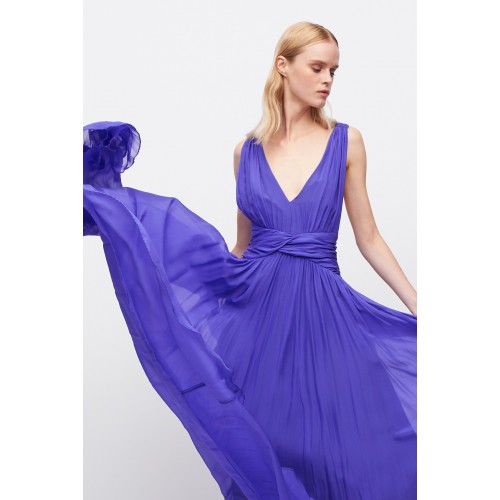 Noleggio Abbigliamento Firmato - Long blue dress with uncovered back - Amur - Drexcode -6