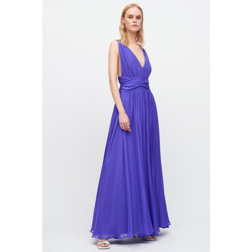 Noleggio Abbigliamento Firmato - Long blue dress with uncovered back - Amur - Drexcode -8