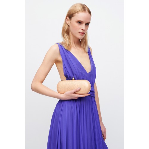 Noleggio Abbigliamento Firmato - Long blue dress with uncovered back - Amur - Drexcode -5