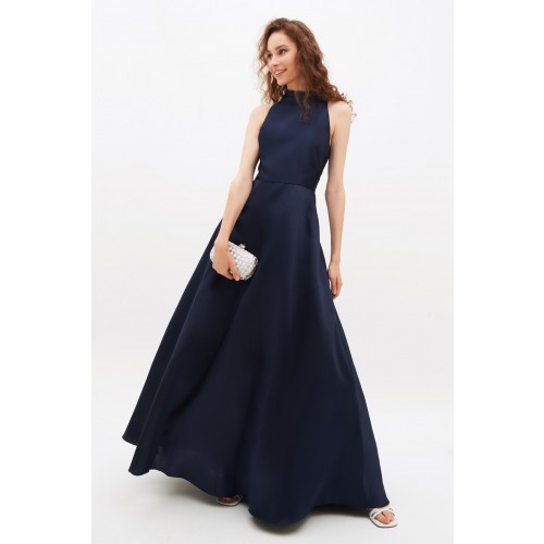 Noleggio Abbigliamento Firmato - Blue dress with a back teardrop neckline - ML - Monique Lhuillier - Drexcode -2