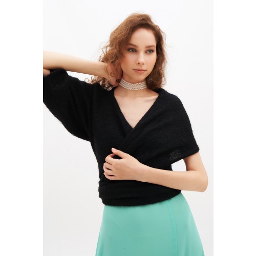 Noleggio Abbigliamento Firmato - Cashmere stole with sleeve - Alberta Ferretti - Drexcode -1