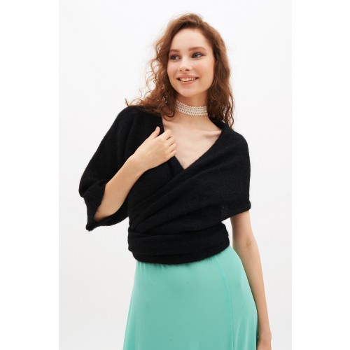 Noleggio Abbigliamento Firmato - Cashmere stole with sleeve - Alberta Ferretti - Drexcode -2