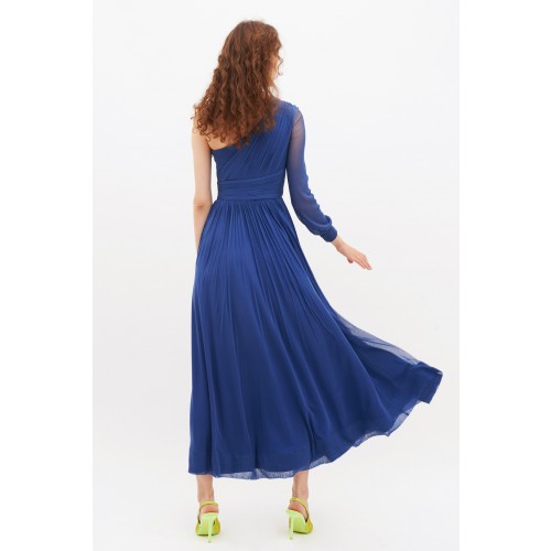 Noleggio Abbigliamento Firmato - One-shoulder blue dress with long sleeve - Cristallini - Drexcode -5