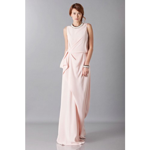 Noleggio Abbigliamento Firmato - Dress with side drapery - Albino - Drexcode -4