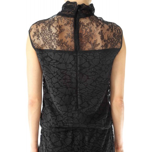 Vendita Abbigliamento Usato FIrmato - Lace dress with turtleneck - Nina Ricci - Drexcode -5