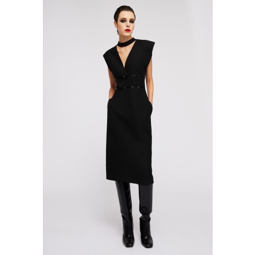 Noleggio Abbigliamento Firmato - Tubino nero con scollo - Gucci - Drexcode -1
