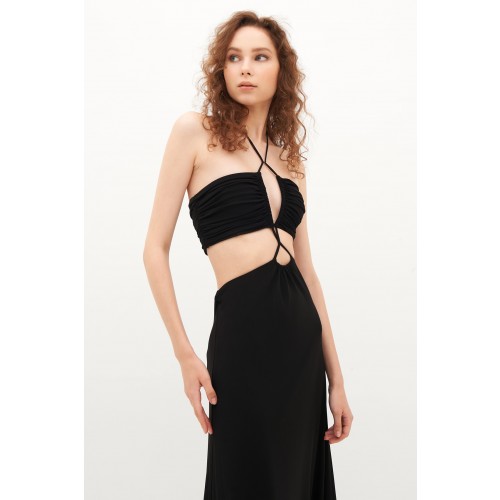 Noleggio Abbigliamento Firmato - Abito cutout nero - Halston - Drexcode -2