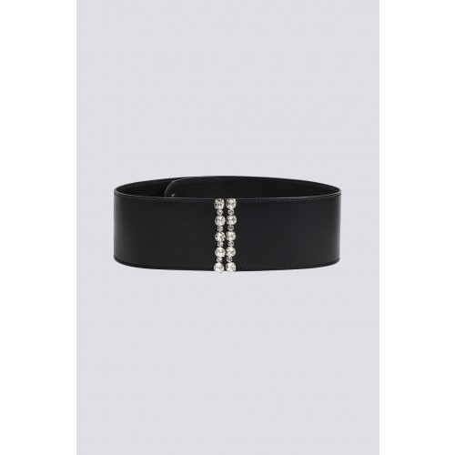 Noleggio Abbigliamento Firmato - Leather belt with swarovski crystals - CA&LOU - Drexcode -1