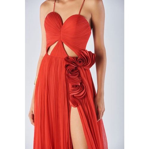 Noleggio Abbigliamento Firmato - Dress with maxi slit and side application - Iris Serban - Drexcode -4
