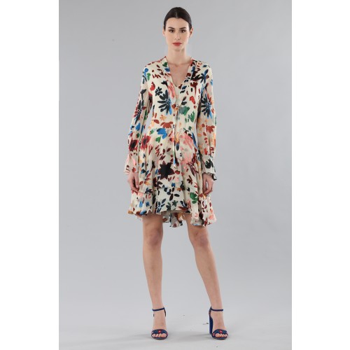 Noleggio Abbigliamento Firmato - Short dress with colourful velvet inserts - Alice+Olivia - Drexcode -15