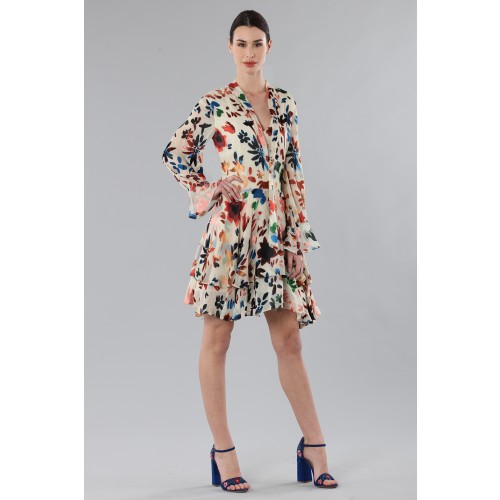 Noleggio Abbigliamento Firmato - Short dress with colourful velvet inserts - Alice+Olivia - Drexcode -13