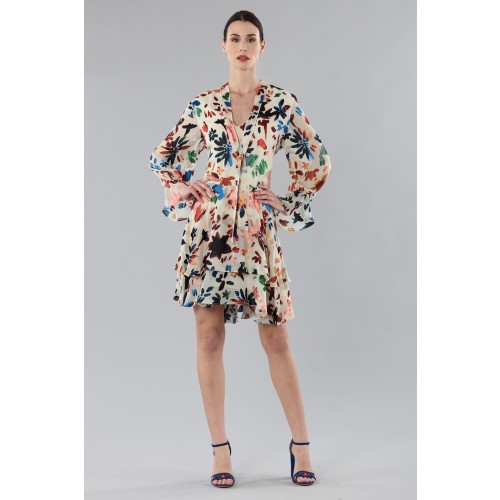 Noleggio Abbigliamento Firmato - Short dress with colourful velvet inserts - Alice+Olivia - Drexcode -16