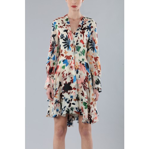 Noleggio Abbigliamento Firmato - Short dress with colourful velvet inserts - Alice+Olivia - Drexcode -18