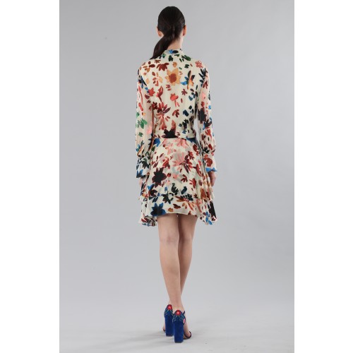 Noleggio Abbigliamento Firmato - Short dress with colourful velvet inserts - Alice+Olivia - Drexcode -17