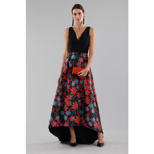 Noleggio Abbigliamento Firmato - Dress with asymmetric patterned skirt - Theia - Drexcode -2
