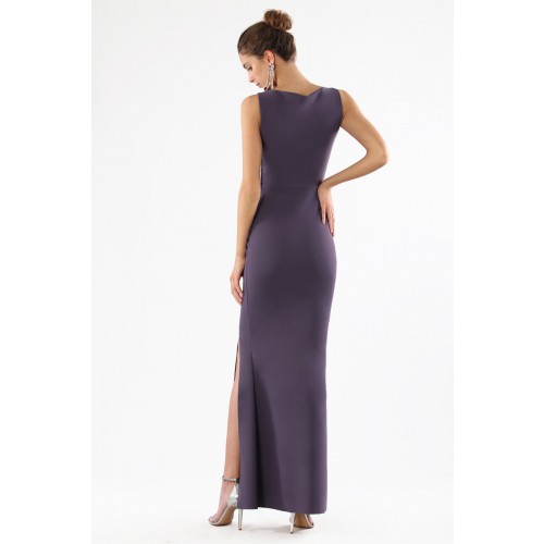 Noleggio Abbigliamento Firmato - Plum dress with drapes - Chiara Boni - Drexcode -7