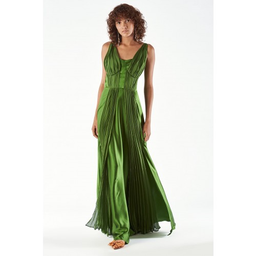 Noleggio Abbigliamento Firmato - Long green dress with ruffles - Amur - Drexcode -6