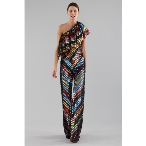 Noleggio Abbigliamento Firmato - Dress in multicoloured sequins - Alcoolique - Drexcode -14