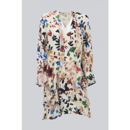 Noleggio Abbigliamento Firmato - Short dress with colourful velvet inserts - Alice+Olivia - Drexcode -11