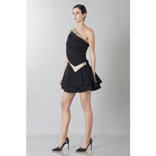 Noleggio Abbigliamento Firmato - Two-tone sleeveless dress with rouches - Antonio Berardi - Drexcode -9