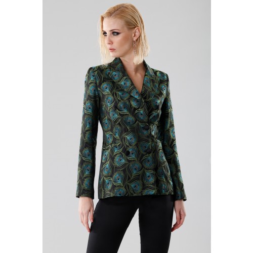 Noleggio Abbigliamento Firmato - Jacket in peacock print - Giuliette Brown - Drexcode -1
