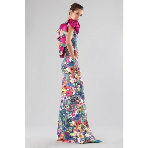 Noleggio Abbigliamento Firmato - Printed dress with bare back - Chiara Boni - Drexcode -5