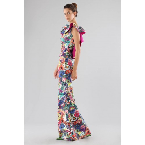 Noleggio Abbigliamento Firmato - Printed dress with bare back - Chiara Boni - Drexcode -6