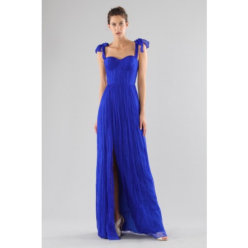 Noleggio Abbigliamento Firmato - Purple bustier dress with slit - Cristallini - Drexcode -15