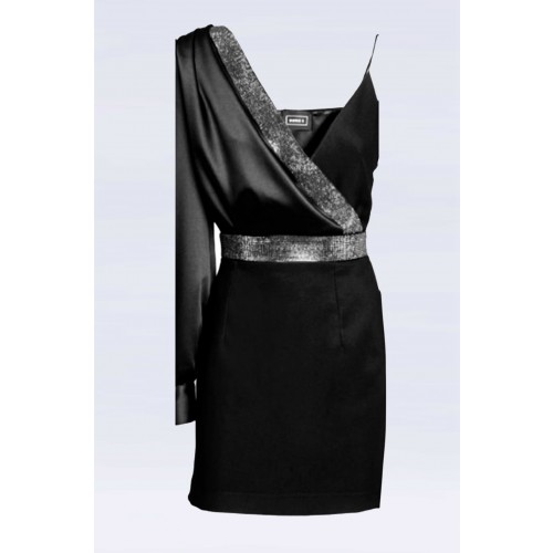 Noleggio Abbigliamento Firmato - Short one-shoulder dress with rhinestones - Doris S. - Drexcode -1