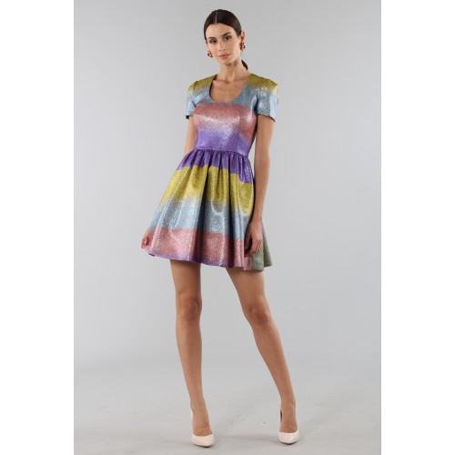 Vendita Abbigliamento Usato FIrmato - Multicolored glitter dress - Marco de Vincenzo - Drexcode -5