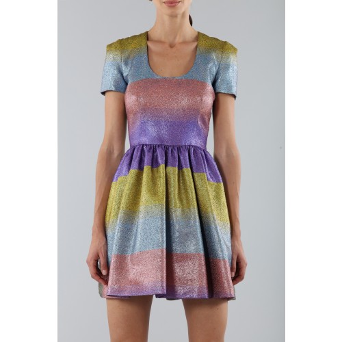 Vendita Abbigliamento Usato FIrmato - Multicolored glitter dress - Marco de Vincenzo - Drexcode -8